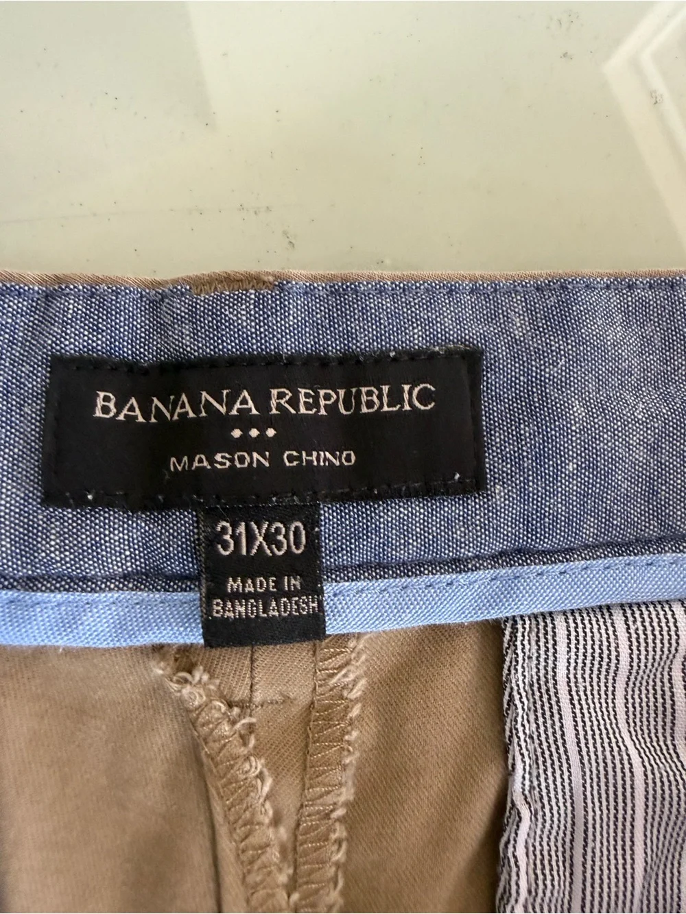 Banana Republic Men's Chinos in Light Brown